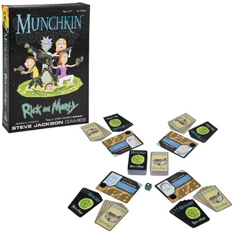 Instructions: 279x648mm MUNCHKIN: RICK AND MORTY.